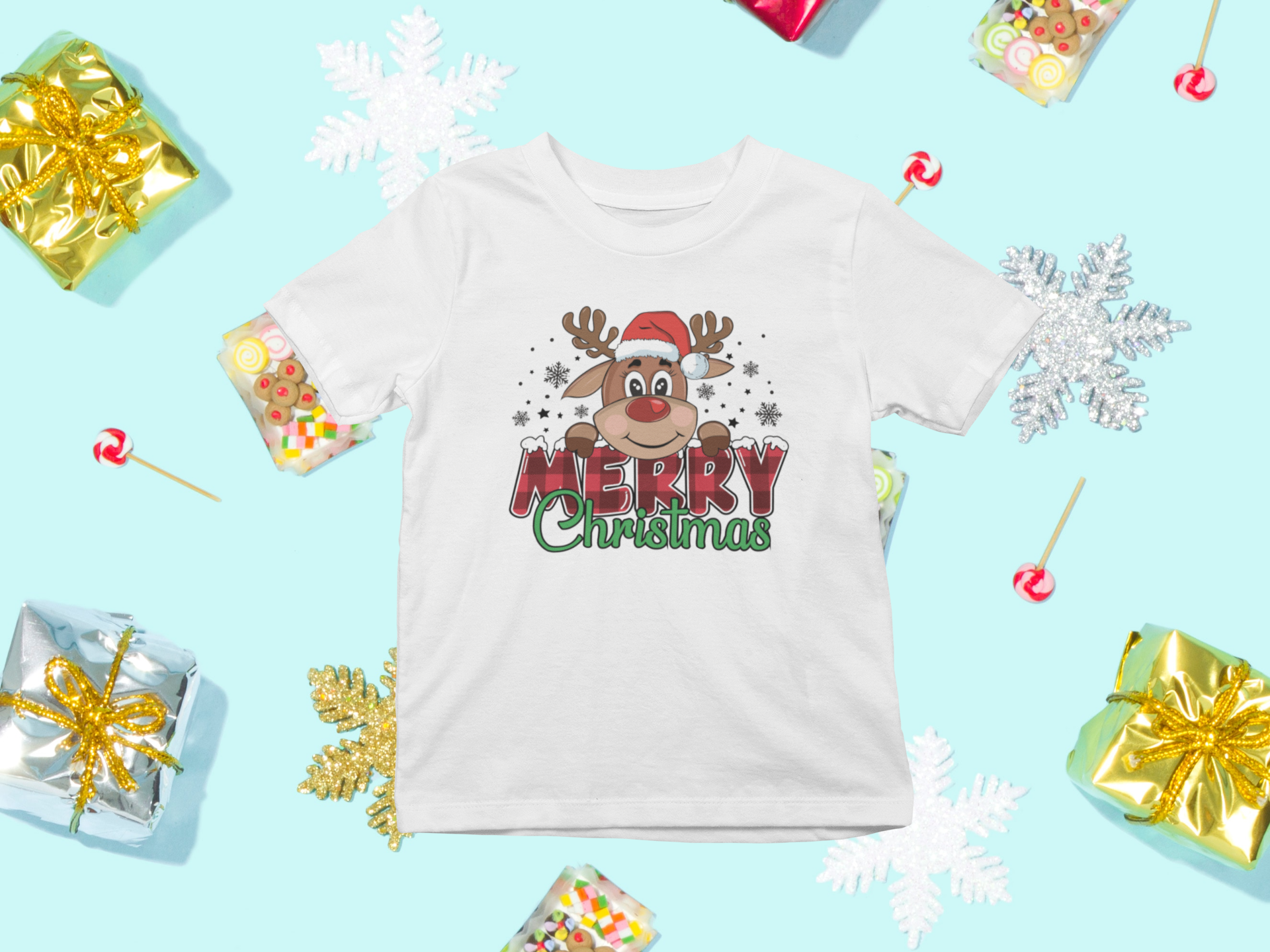 Boys Merry Christmas T-shirt - [farm_afternoons]