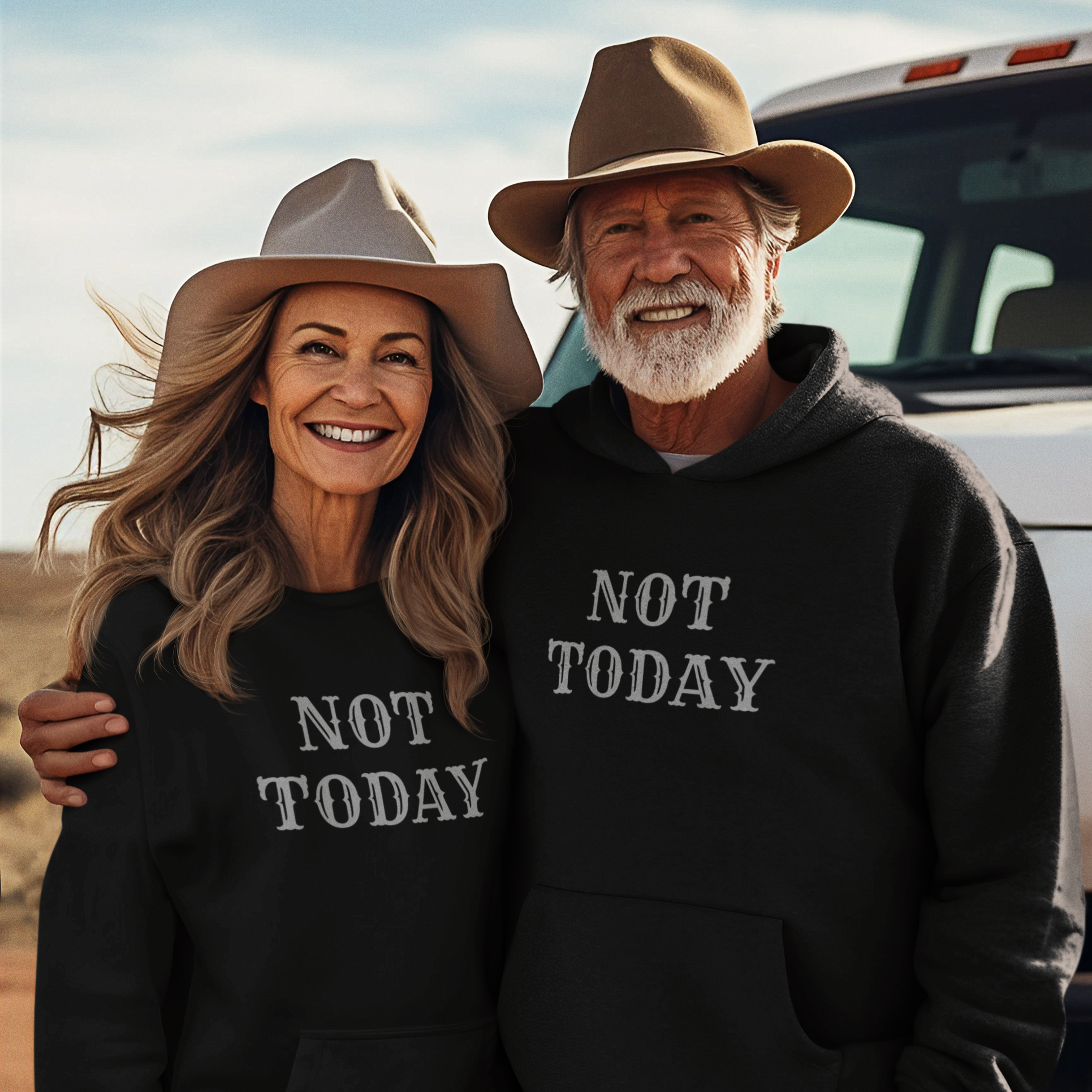 Men's Not Today Hoodie - [farm_afternoons]