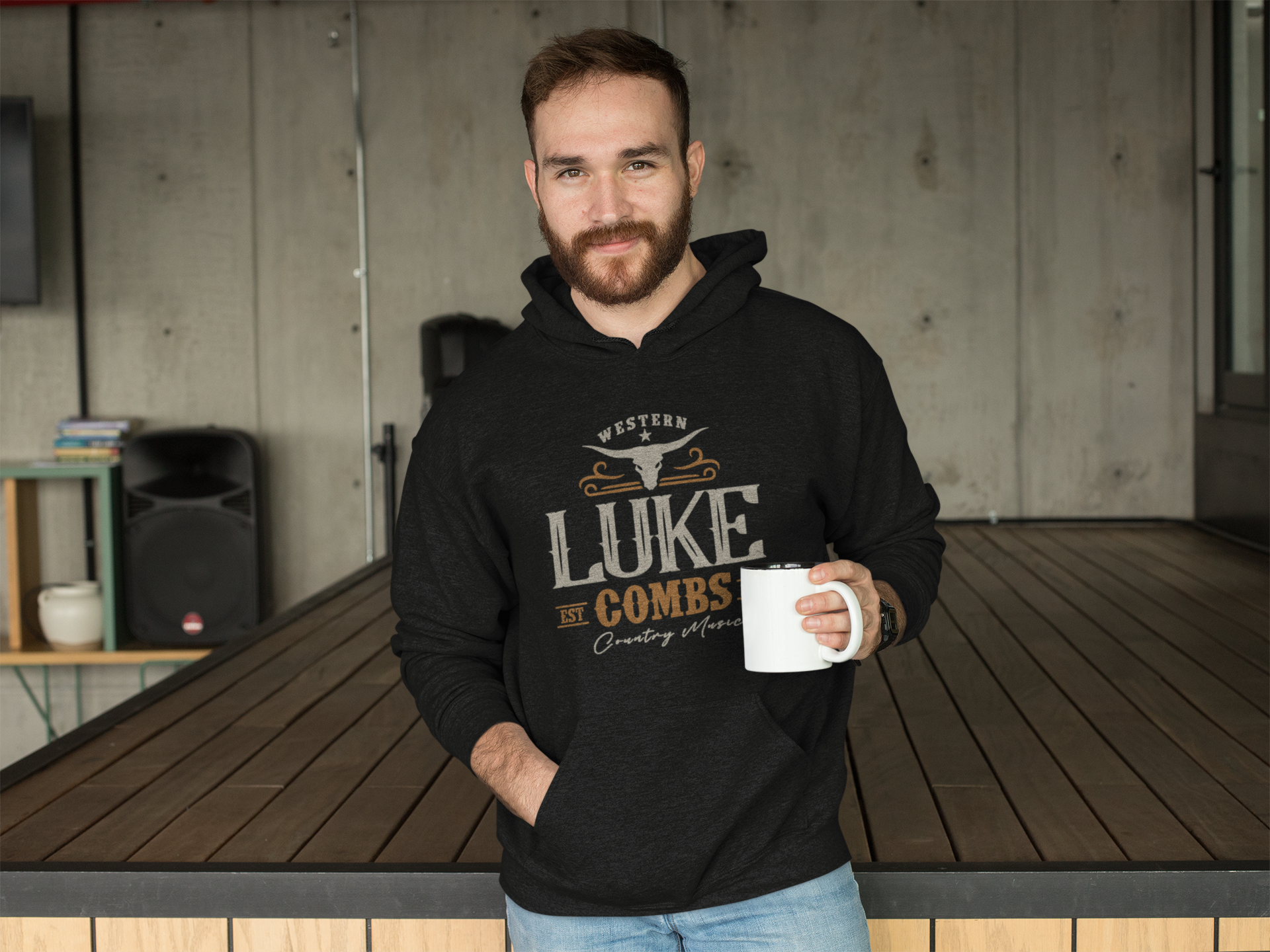 Men's Western Combs Hoodie - [farm_afternoons]