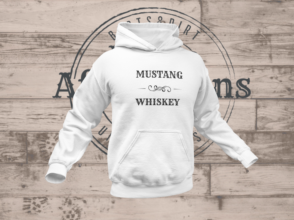 Men's Mustang Whiskey Hoodie - [farm_afternoons]