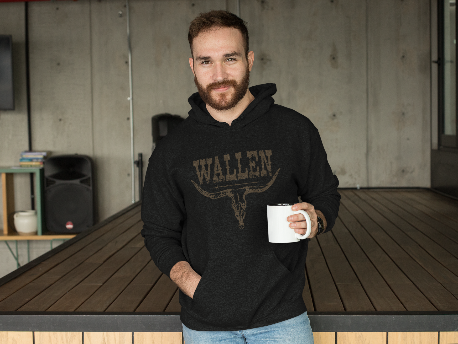 Men's Vintage Wallen Hoodie - [farm_afternoons]