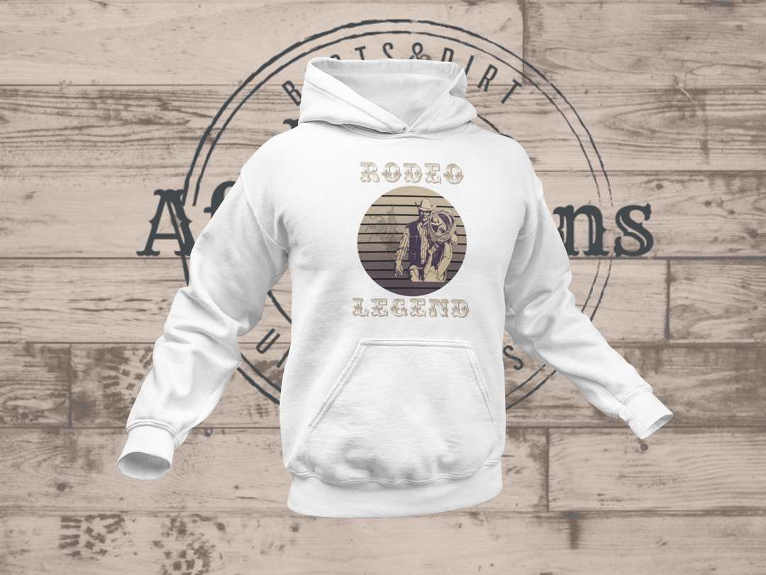 Mens Rodeo Legend Hoodie - [farm_afternoons]