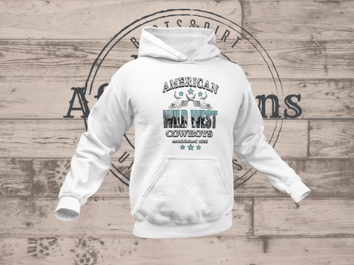 Men's Wild West Hoodie - [farm_afternoons]