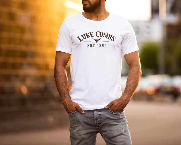 Men's Distressed Combs T-shirt