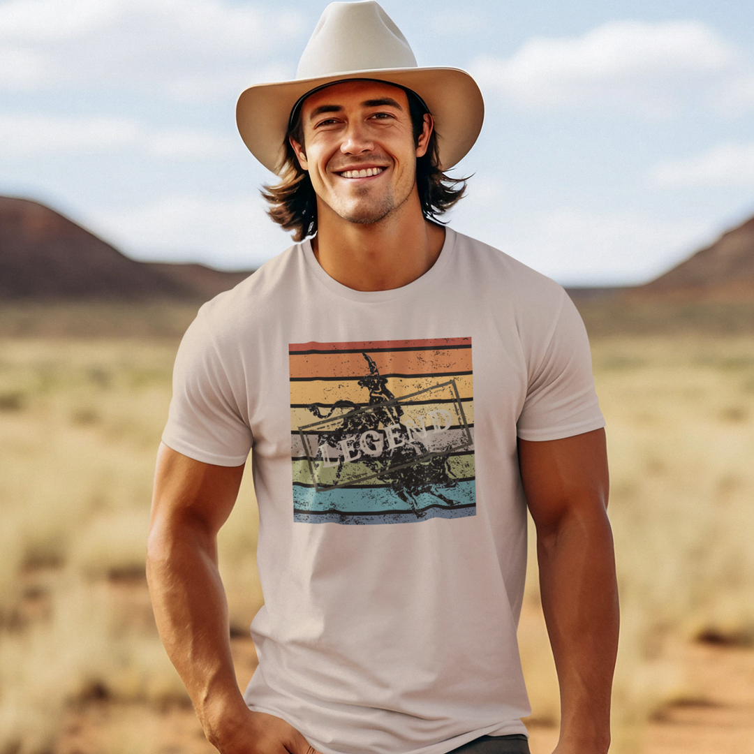 Men's Retro Rodeo Legend T-shirt