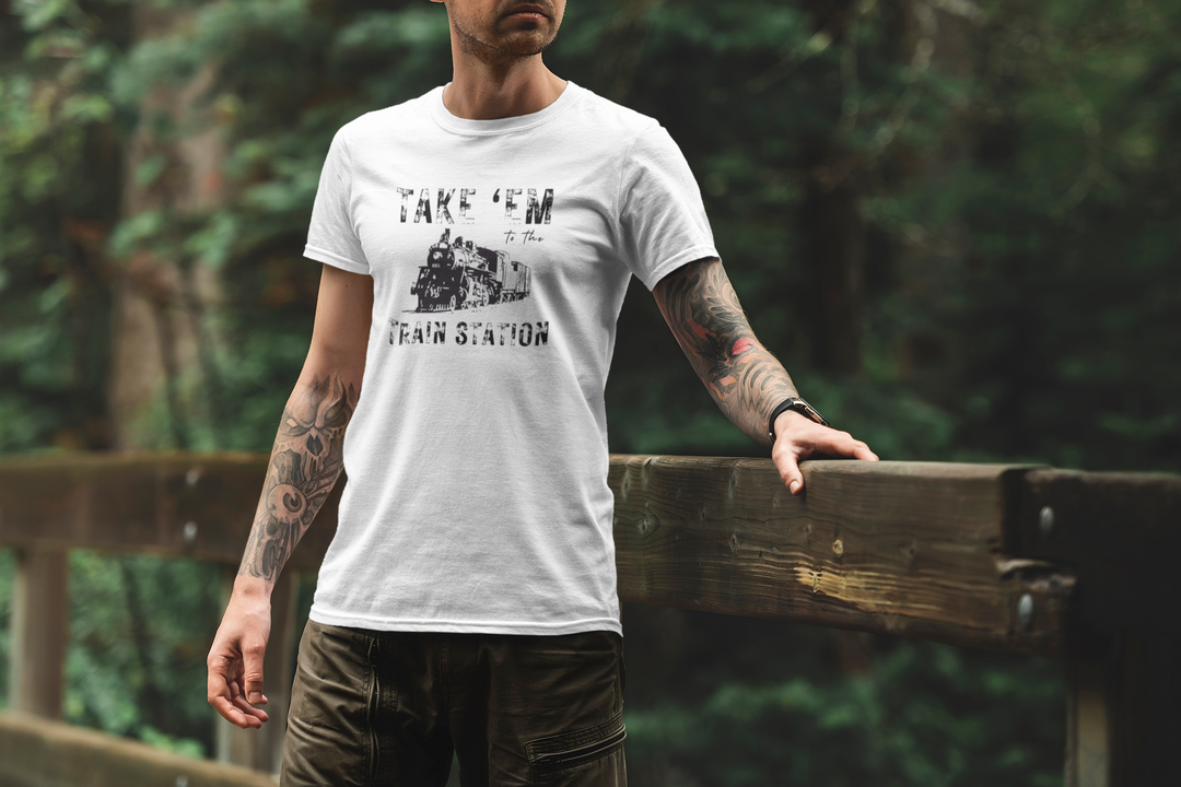 Men's Take em to the Trainstation T-shirt