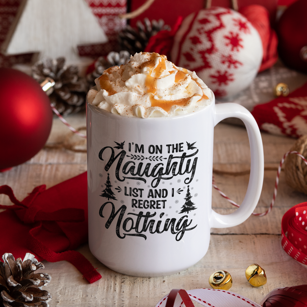 Naughty List Xmas Mugs - [farm_afternoons]