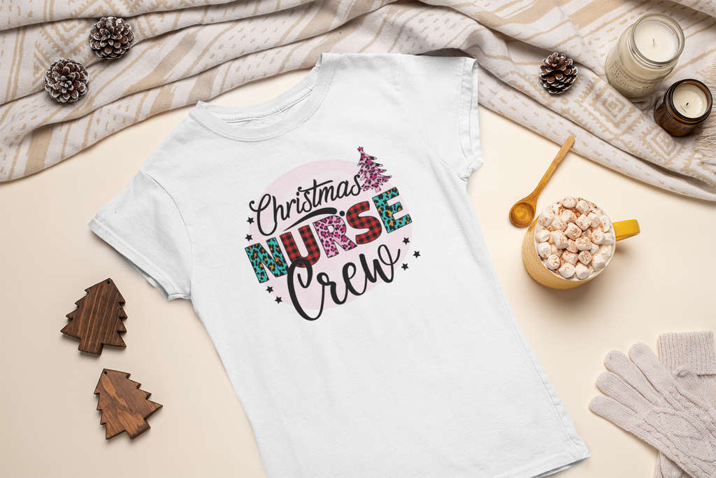 Christmas Nurse Crew Tee - [farm_afternoons]