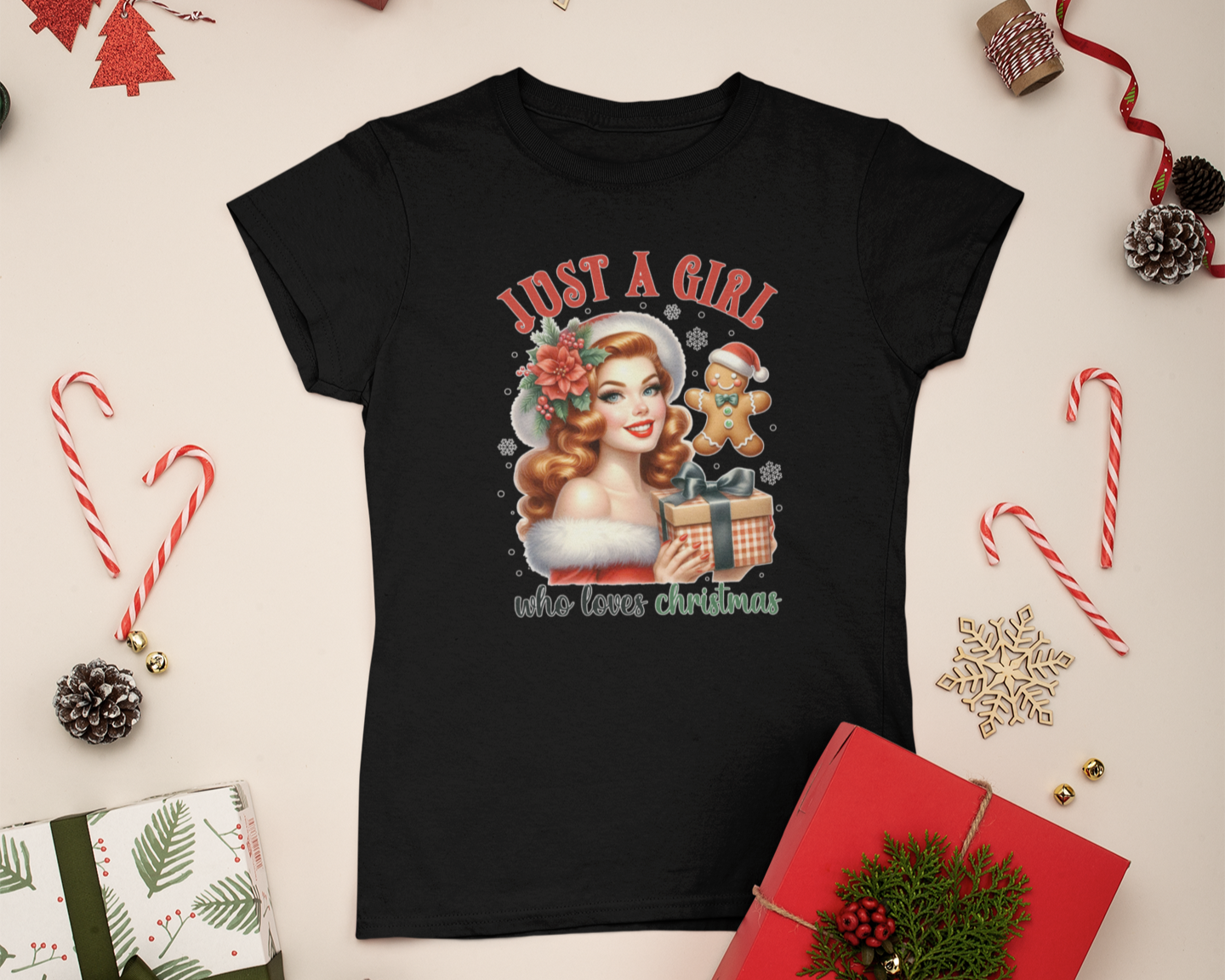 Vintage Just A Girl Tee - [farm_afternoons]