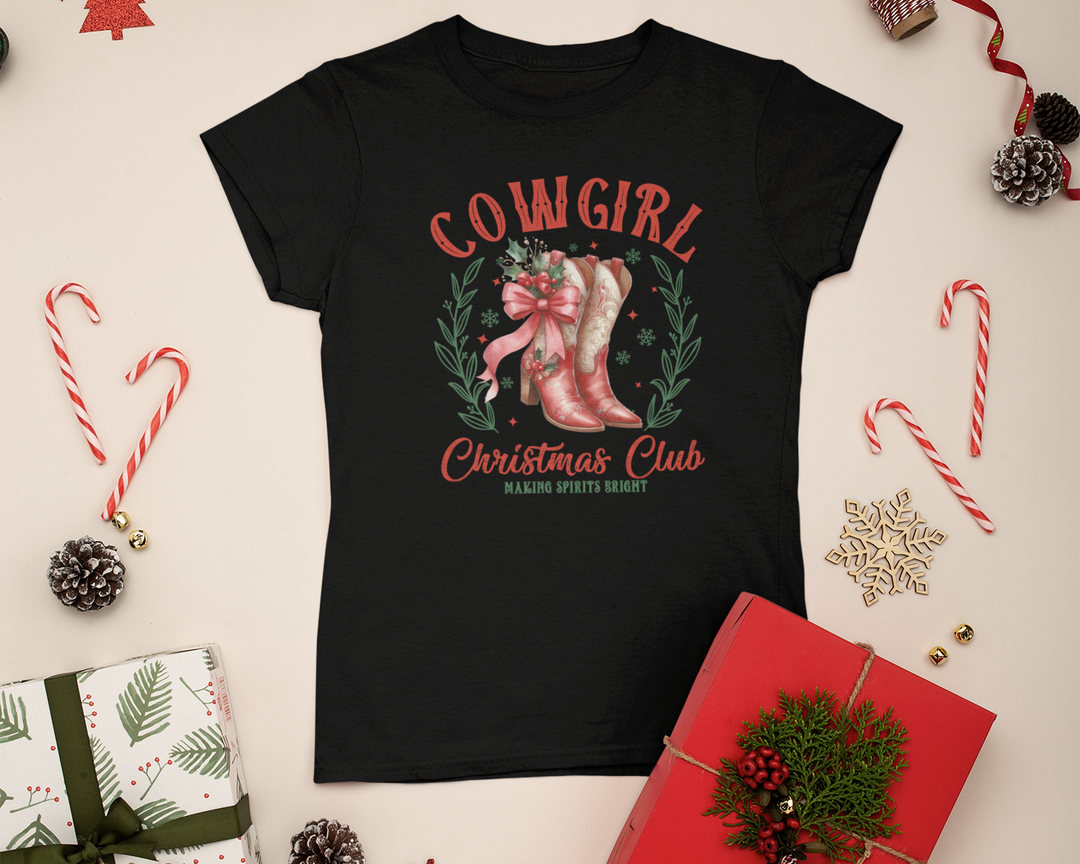 Cowgirl Christmas Club Tee