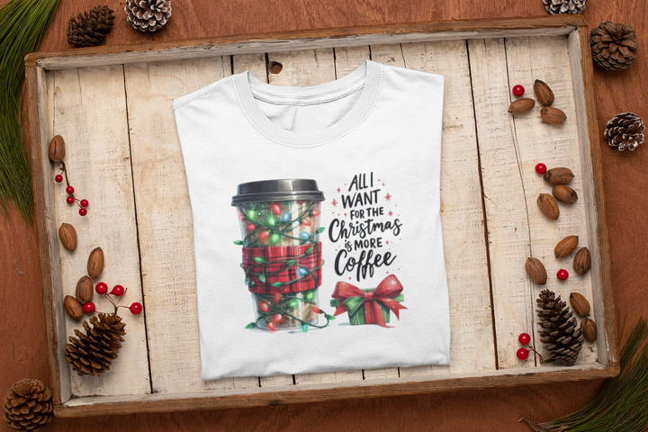 Women's Christmas Coffee Tee