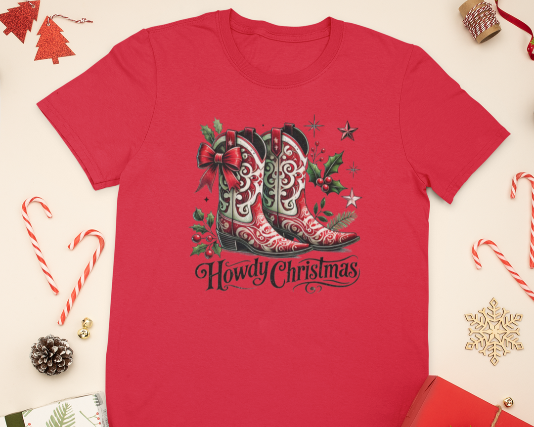 Womens Howdy Christmas