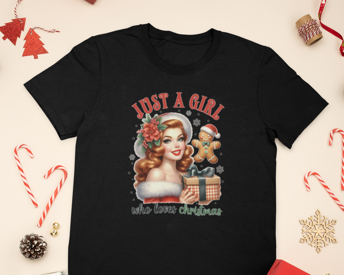 Vintage Just A Girl Tee - [farm_afternoons]