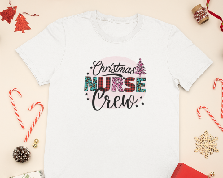 Christmas Nurse Crew Tee