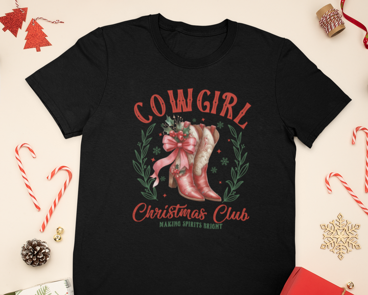 Cowgirl Christmas Club Tee