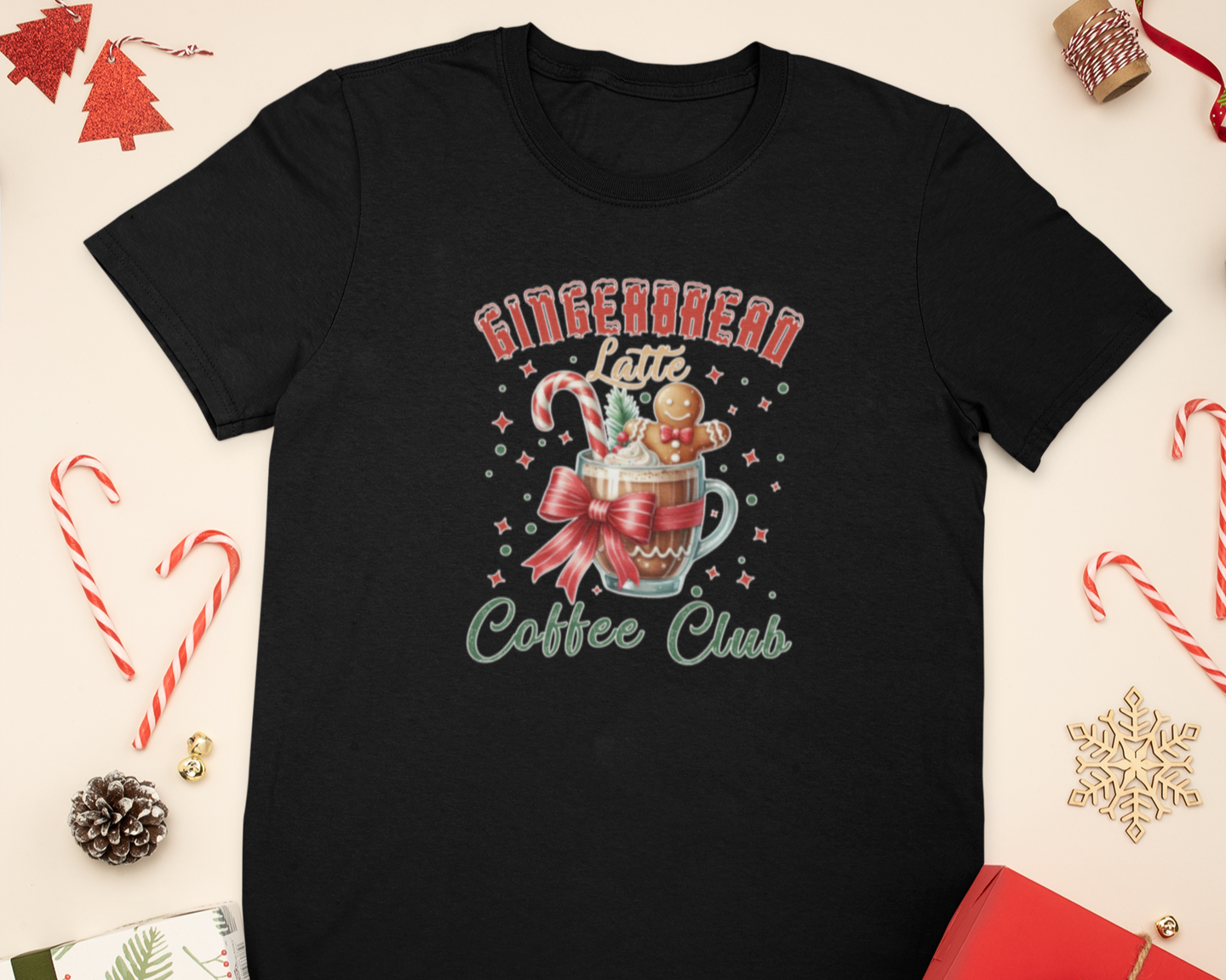 Gingerbread Coffee Club Tee - [farm_afternoons]