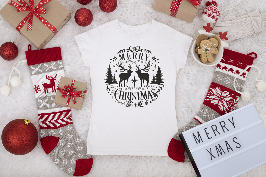 Classic Merry Christmas Tee - [farm_afternoons]