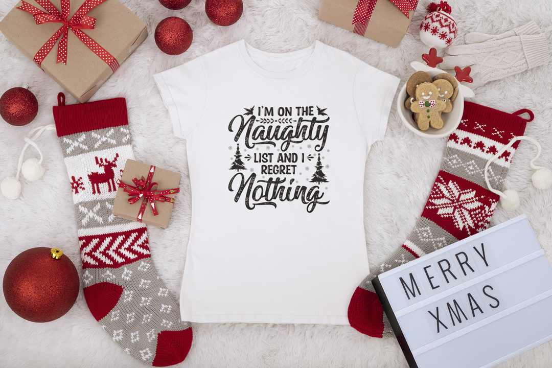 Women's Naughty List Tee - [farm_afternoons]