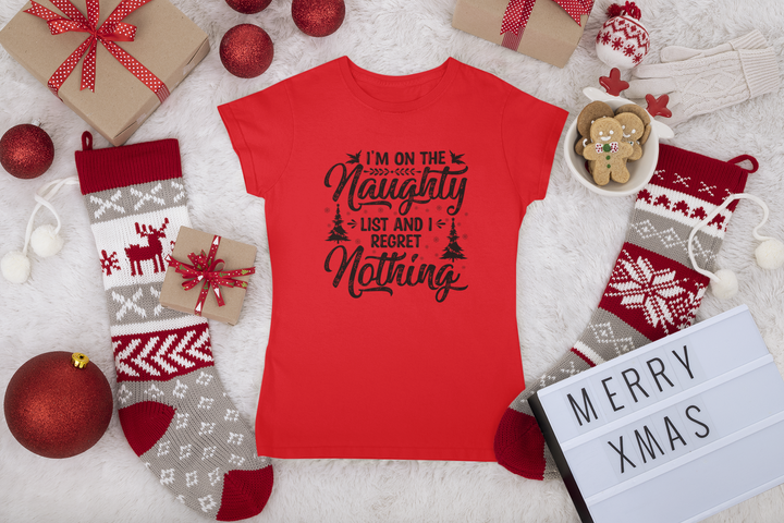 Women's Naughty List Tee - [farm_afternoons]