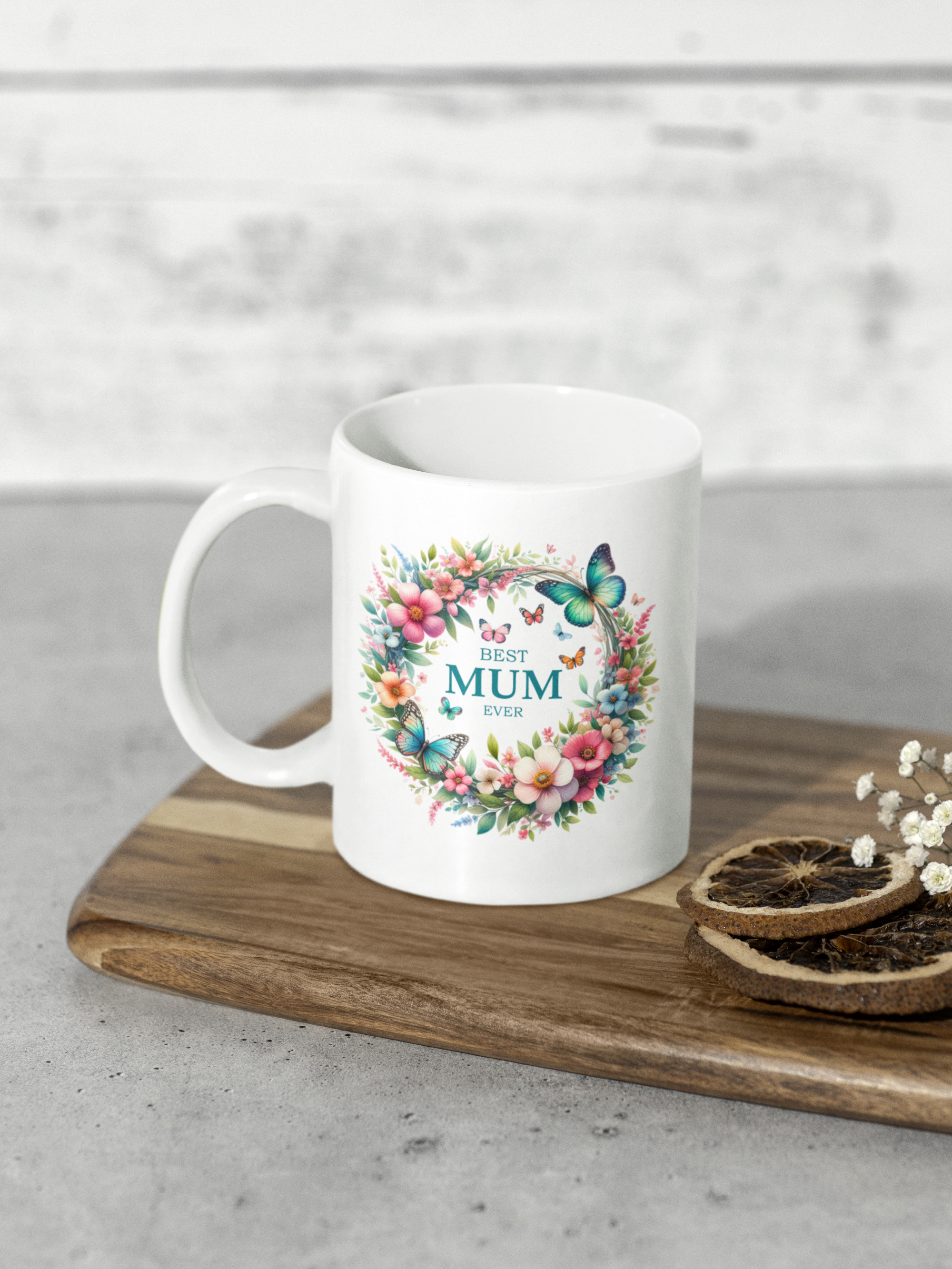 Butterfly Mum Mugs - [farm_afternoons]