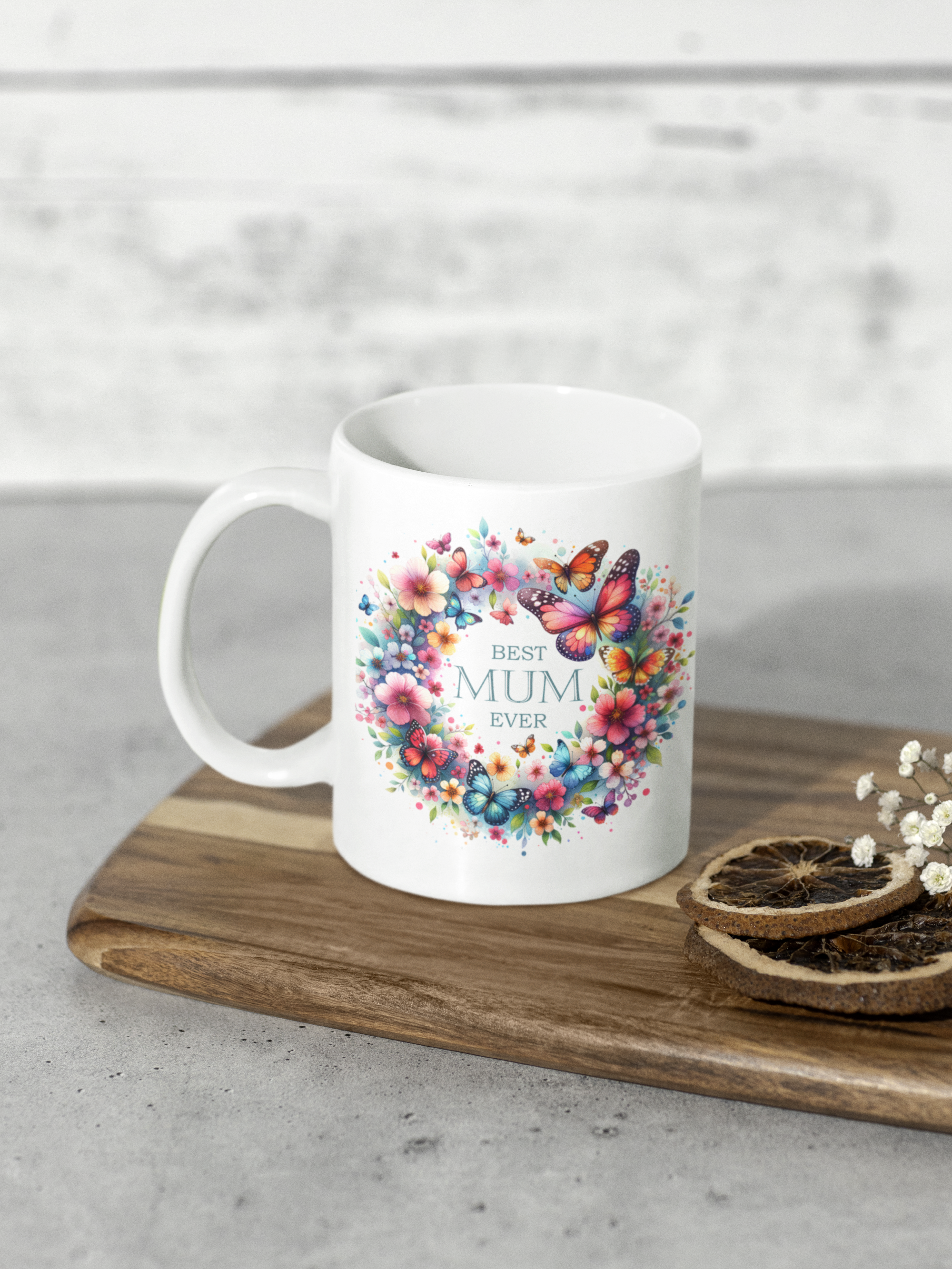 Butterfly Mum Mugs - [farm_afternoons]