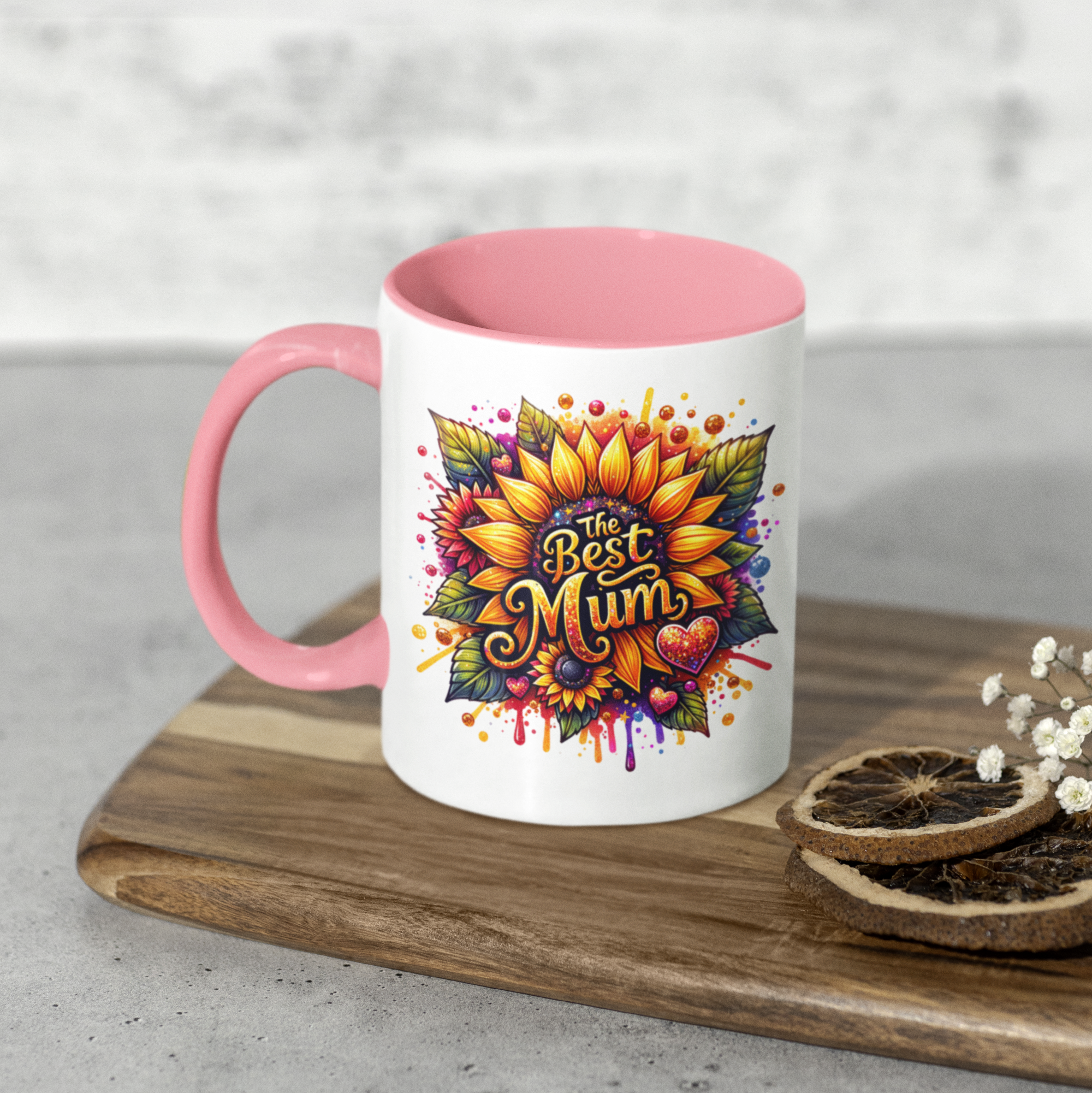 Sunflower Mum Mug - [farm_afternoons]