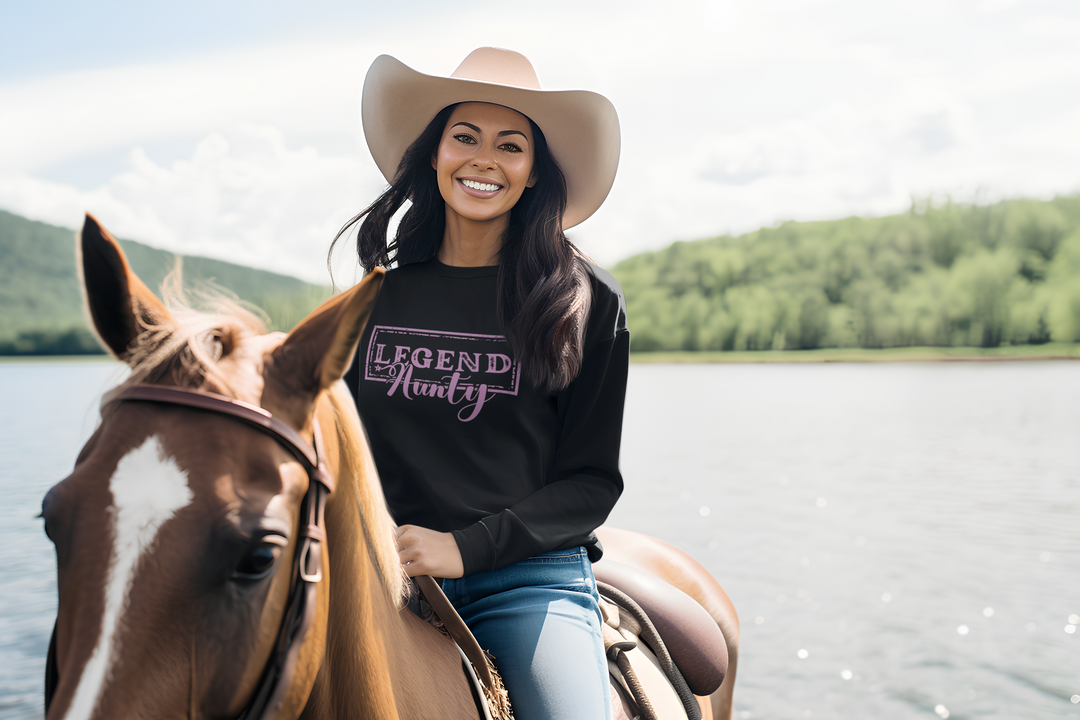 Legend Aunty Sweatshirt - [farm_afternoons]