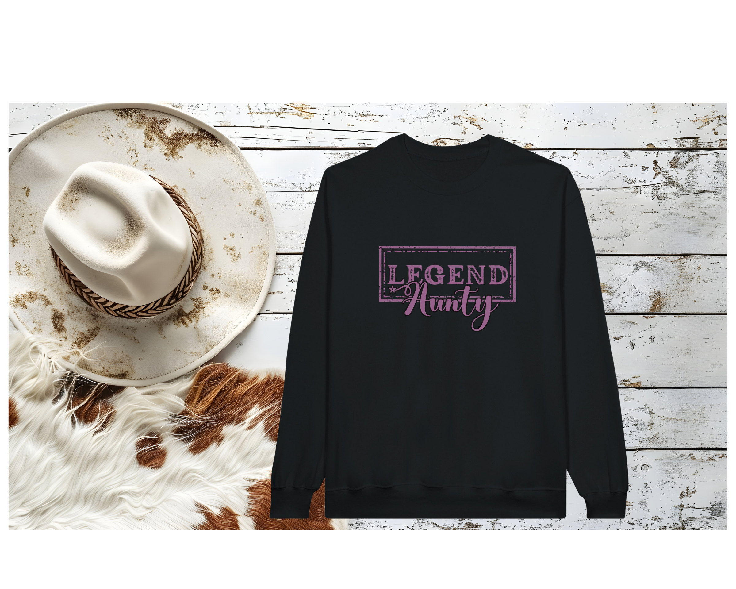 Legend Aunty Sweatshirt - [farm_afternoons]