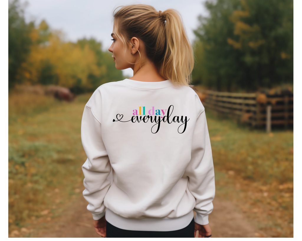 White Wife Boss Mum Sweatshirt - [farm_afternoons]