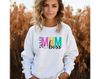 White Wife Boss Mum Sweatshirt - [farm_afternoons]