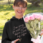 Women's Pink I'm Sorry Hoodie - [farm_afternoons]