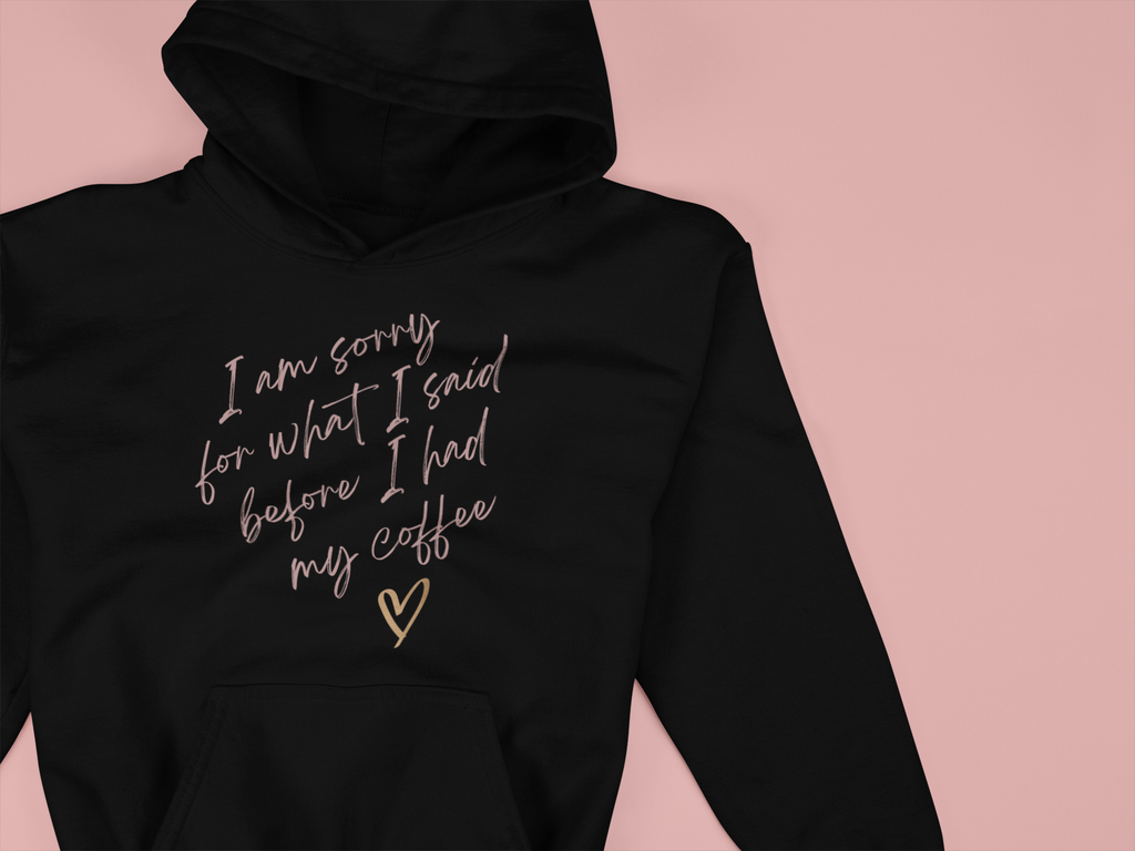 Women's Pink I'm Sorry Hoodie - [farm_afternoons]