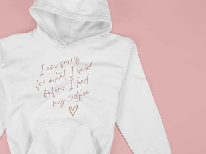 Women's Pink I'm Sorry Hoodie