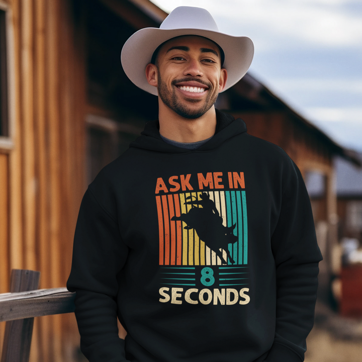 Men's 8 Seconds Hoodie - [farm_afternoons]