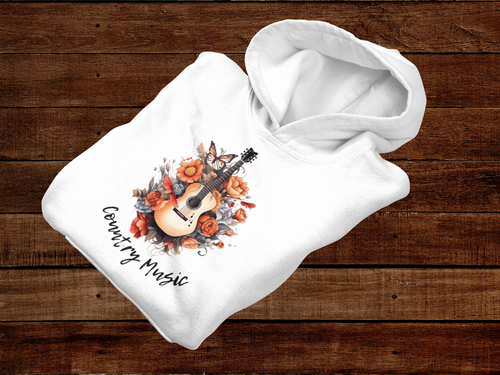 Floral Country Music Hoodie