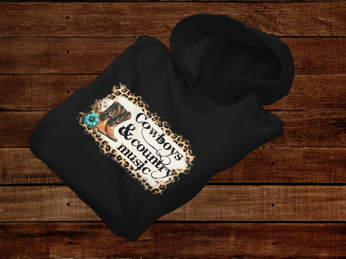 Cowboys & Country Music Hoodie