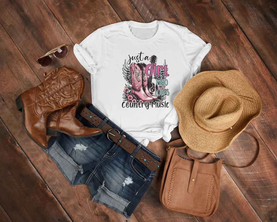 Western Just a Girl Tee - [farm_afternoons]