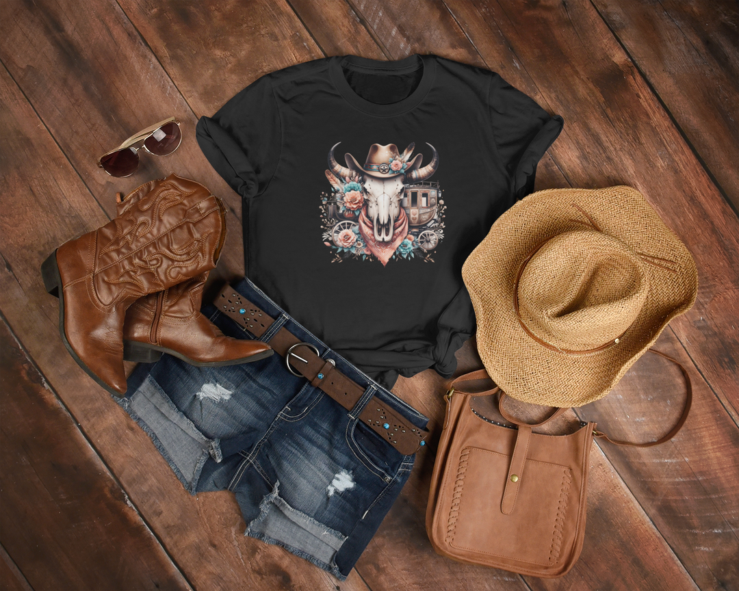 Women's Outlaw Rose Wild West T-Shirt