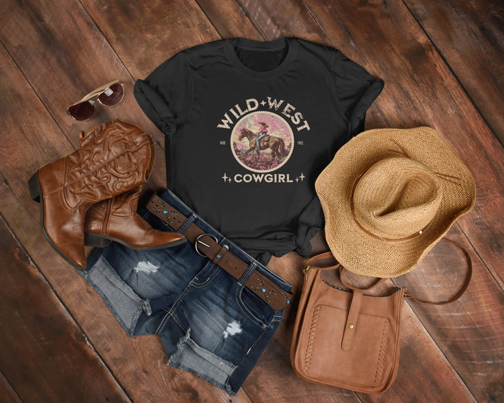 Wild West Cowgirl TShirt - [farm_afternoons]