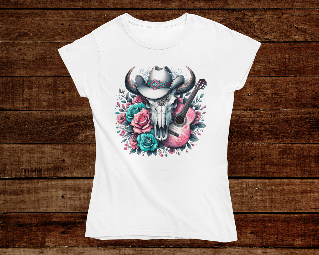 Bull Skulls and Country Music Tee - [farm_afternoons]