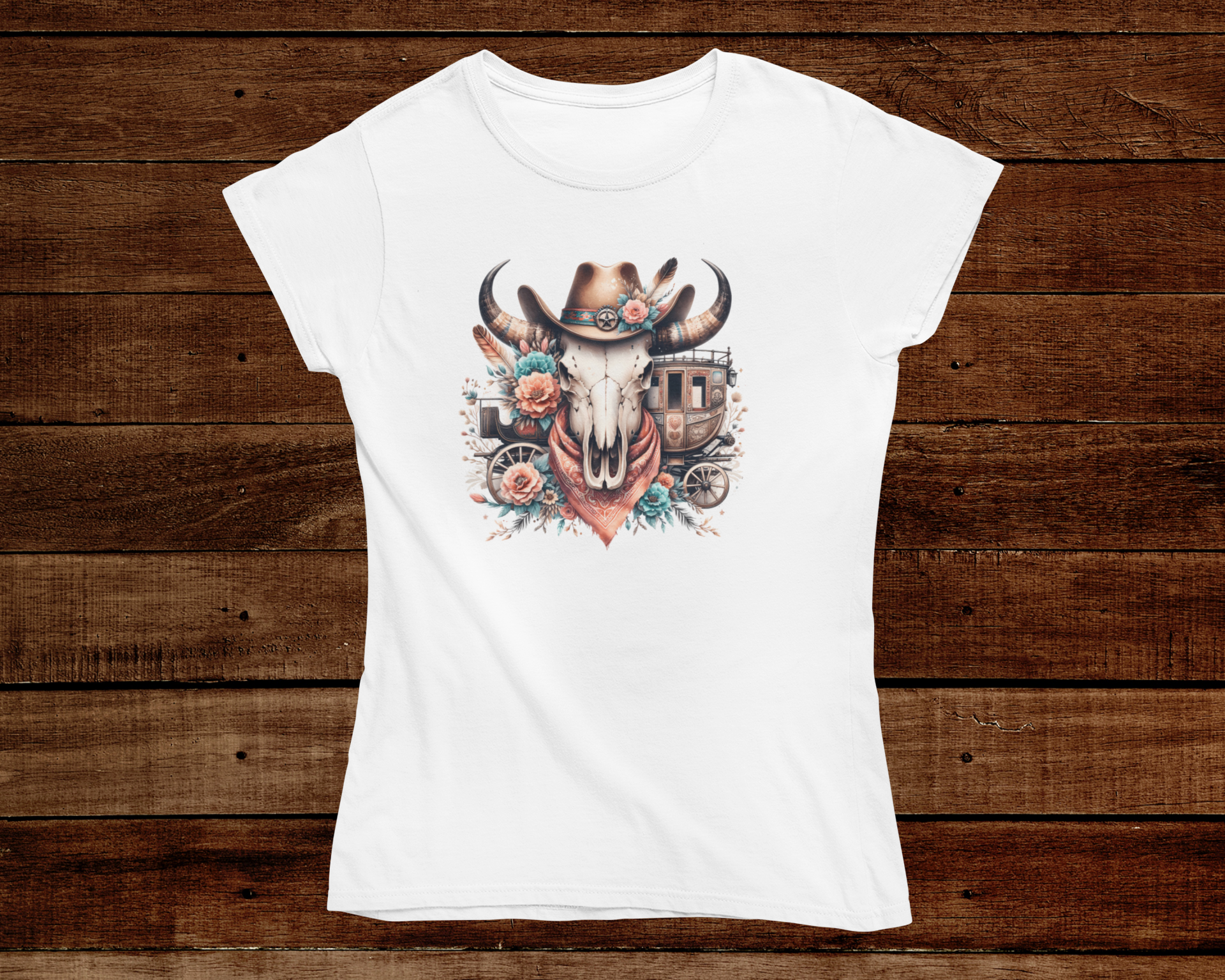 Women's Outlaw Rose Wild West T-Shirt