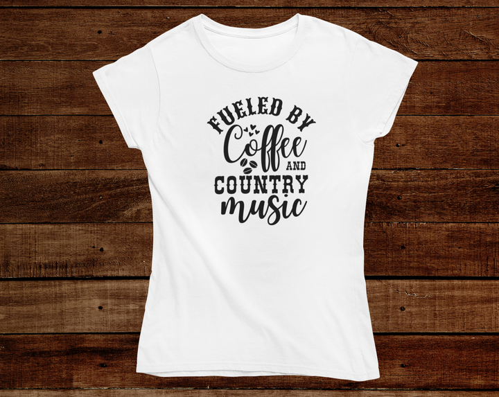 Women's Coffee & Country Music Tee - [farm_afternoons]