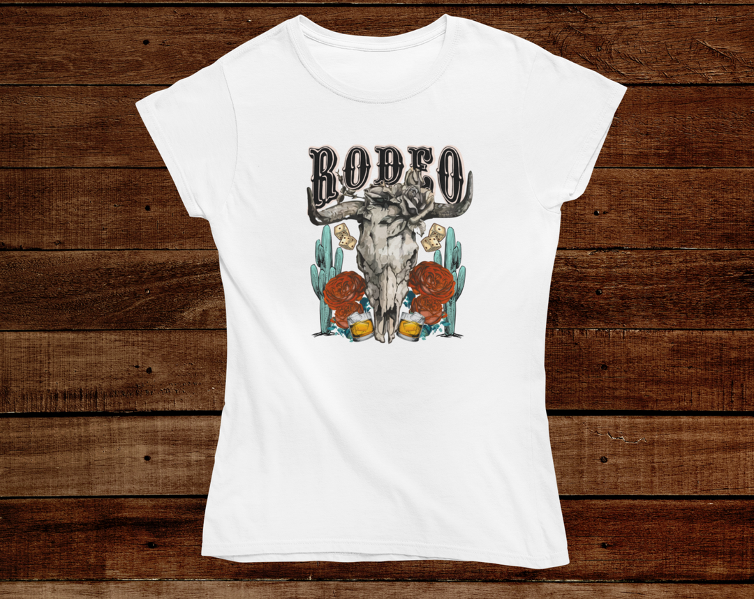 Women's Wild West Rodeo Tee - [farm_afternoons]