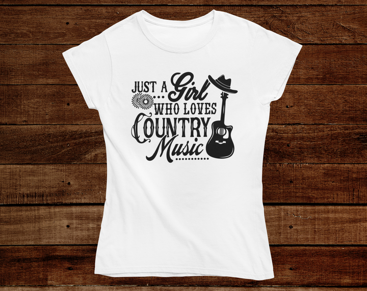 Women's Just a Girl T-shirt - [farm_afternoons]