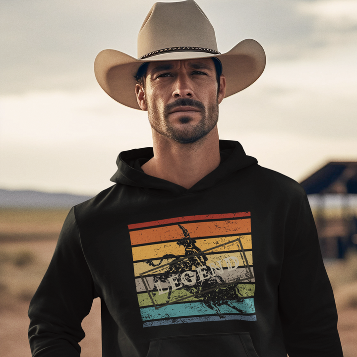 Retro Rodeo Legend Hoodie - [farm_afternoons]