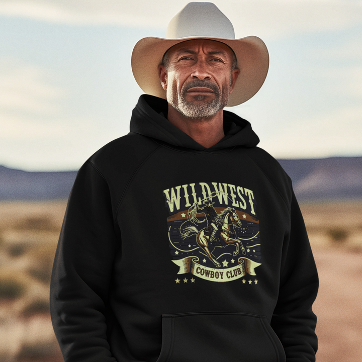 Men's Old West Hoodie - [farm_afternoons]