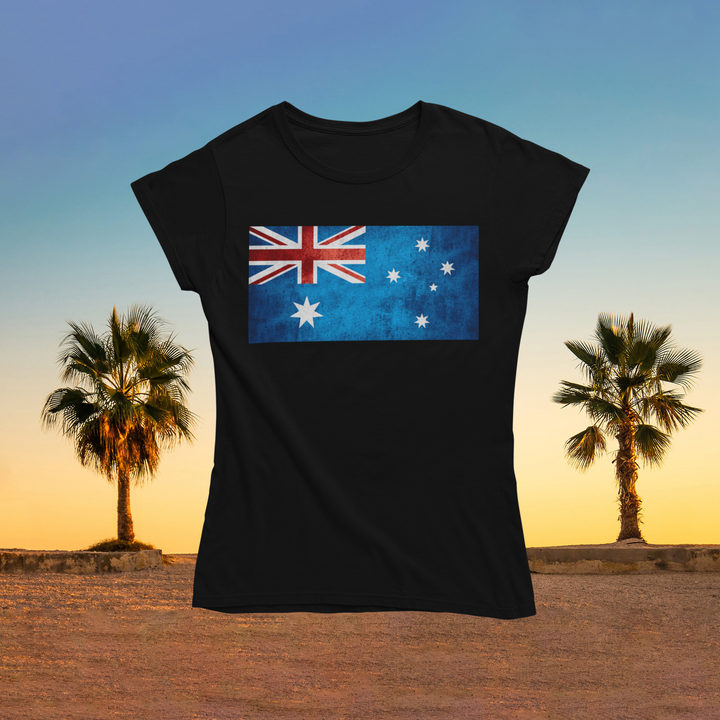 Womens  Vintage Australia T-Shirt - [farm_afternoons]