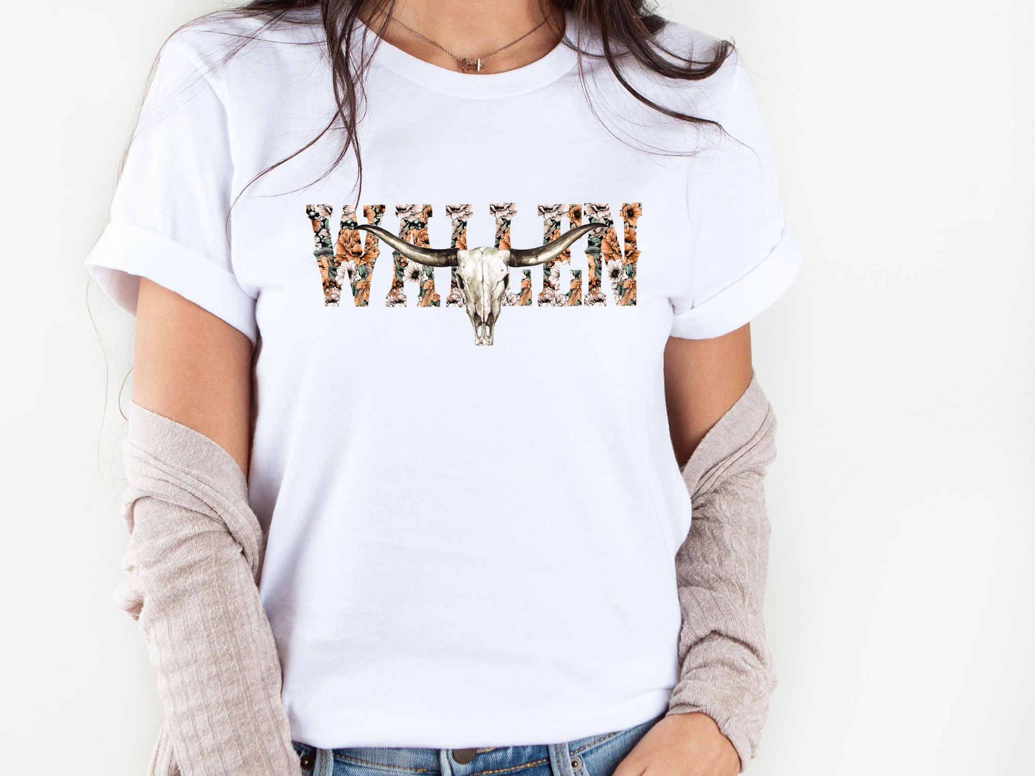 Women's Floral Wallen T-Shirt - [farm_afternoons]