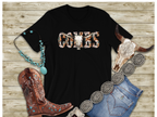Women's Floral Combs Tee - [farm_afternoons]