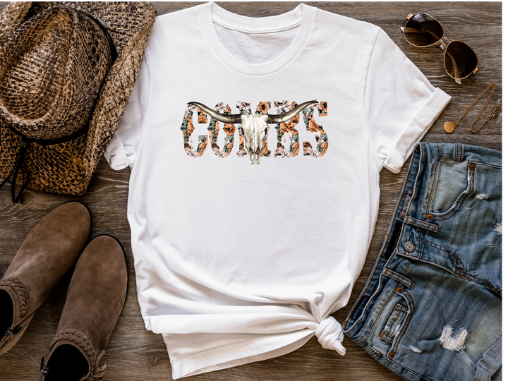 Women's Floral Combs Tee